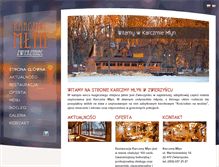 Tablet Screenshot of karczma-mlyn.pl